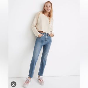 Madewell Slim Demi-Boot Jeans Enright Wash size 26